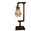 Gojoy - Lampe de bureau en bois - Lampe de table vintage en métal - E2...