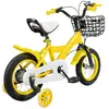 OUKANING Vélo pour enfant de 12 pouces avec roues stabilisatrices, vél...