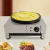 SENDERPICK Machine à crêpes électrique de 16" avec écarteur en bois po...