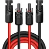 Câble dextension de câble solaire ALLPOWERS rouge noir 2 mm² prise com...
