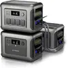 Station d'Énergie Portable R1500 avec 2x Batteries Supplémentaires B10...