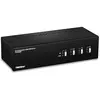 TRENDnet 4-PORT DISPLAY PORT KVM SWITCH DUAL MONITOR 0,000000 Noir