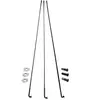 Kit de rayons externe Zipp CX Print J-Bend - argenté - 228 mm