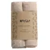 Natruba Pack 2 langes en coton bio rose poudré