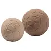 Natruba Lot de 2 balles sensorielles Earth marrons