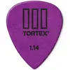 12 mediators Dunlop Tortex Pitch black 1.14 mm - 488P114