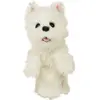 Daphne's Novely Headcover Westie, écru