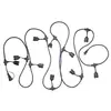Guirlande Guinguette led 10M IP44 pour 10 ampoules E27 - Non inclus Si...
