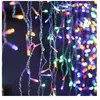 SILAMP Guirlande led Rideaux 320LED 220V 3m IP44 8 modes - Multicolore