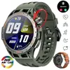 XTRADITECH Montre Connectée Militaire AMOLED 1,43" Appel Bluetooth Couronne Géante Codée Photoélectrique Lunette Acier Affichage Veille 400mAh