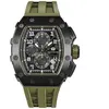 Montre Bracelet Tsar Bomba TB8204Q38 - CHRONO QUARTZ PVD NOIR SILICONE...