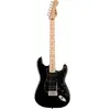 Squier Sonic Stratocaster HSS, Black MN - Elektrische gitaar - zwart