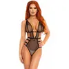 Leg Avenue Net cut out g-string teddy