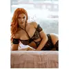 Leg Avenue Bandeau top and garter teddy
