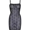 Leg Avenue Mini Robe en Résille à Motifs 1 Unité