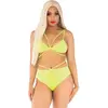 Leg Avenue Cage strap bra top and briefs