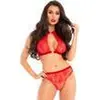 Leg Avenue Halter top & thong panty