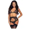 Leg Avenue Bra top, panty & garterbelt