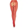 Leg Avenue - Crotchless Backseam Panty - Rood