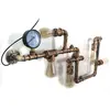 GOJOY Applique murale rétro - Éclairage mural industriel - Éclairage intérieur - Lampe murale vintage - Tube d'eau avec cinq sources de lumière - Pour