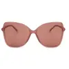 Lunettes de soleil Jimmy Choo FEDE-S FWM 4S - Nu Bourgogne - Femme
