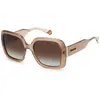 Polaroid Sunglasses Femme, Beige Havana/Brown Shaded Polarisé, L