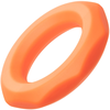 Cockring Silicone Sexagon Alpha 37mm Orange  