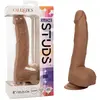 CALIFORNIA EXOTICS SILICONE STUDS 20,32 CM BROWN