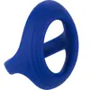 Calexotics - Admiral Cockring en Dubbele Scrotum Ring - Rekbaar - Blauw