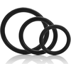 CalExotics California Exotic Novelties Tri-Ring - Cockring - Zwart - Ø 40 mm