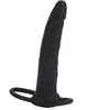 CalExotics Gode ceinture Love Rider Dual Penetrator Noir