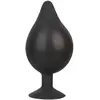 CalExotics - XL Silicone Inflatable Plug - Anal Toys Buttplugs Zwart