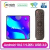 Android TV Box X88 Pro 10 Smart TV Box Android 10.0 RK3318 Quad-Core 4K HD H.265 4GB RAM + 64GB ROM 2.4G-5G WiFi Media Player