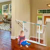 Costway Barrière De Sécurité Bébé Extensible Large 80-132 Cm Double Ve...
