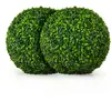 COSTWAY 2 Boules de Buis Artificielles 40 cm, Plantes de Décoration Ré...