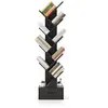 GOPLUS Bibliothèque Étagères 10 Niveaux 38x21,5x149,5CM avec Armoire e...