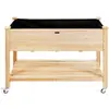 COSTWAY Jardinière sur Pieds en Bois de Sapin 120x59x84 cm Potager sur...