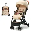 COSTWAY Poussette Bébé 3 Ans Pliable à une Main avec Tige,Dossier-Repo...