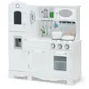 Costway Cuisine Enfant En Bois 3 Ans+, 6 Accessoires, Téléphone Inclus...