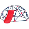 COSTWAY Toboggan avec Dôme d'Escalade Enfants 3-10 Ans, Station de Jeu...