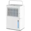 RELAX4LIFE 4 en 1 Déshumidificateur Électrique 12 L/Jour | Réservoir d'Eau 2,2 L | Minuterie 24H | Déshumidificateur d’Air pour 15