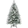 Sapin de Noël Artificiel Lumineux -RELAX4LIFE- 135CM - 160 LED à Coule...