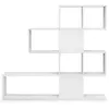 COSTWAY Bibliothèque à 5 Niveaux 120x19,5x109 CM Étagère de Rangement ...