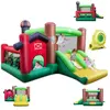 COSTWAY Château Gonflable Enfant 6-en-1 Thème Ferme avec Soufflerie 68...