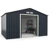 Abri de Jardin en Métal - COSTWAY - 340 x 255 x 210 cm - 18.2 m³ - Por...