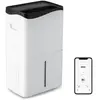 GOPLUS 50L/Jour Déshumidificateur d'Air pour 60 M²-4 Modes,2 Vitesses,Minuterie 24H,WIFI,Réservoir d'Eau 5L