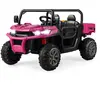 Voiture Électrique 2 Places COSTWAY - Rose - 12V - Télécommande 2,4G -...