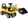 COSTWAY Jouet Bulldozer Porteur Enfants - Costway - Godet Réglable - Klaxon - 25kg - 1-3 Ans