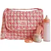 Sac à langer pour poupée avec accessoires Vichy