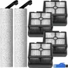 NETBOAT Accessoires pour Dreame H12, H11 Core Pièces de rechange pour aspirateur eau et poussière, 2 brosse rotative + 3 filtres Hepa + 1